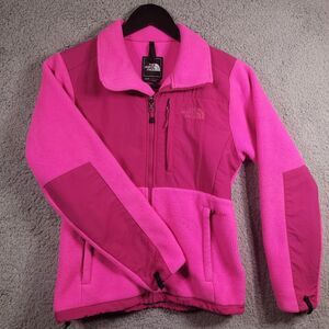 The North Face Women's Recycled Polartec Fleece Full‎ Zip Mock Jacket Sz S Small